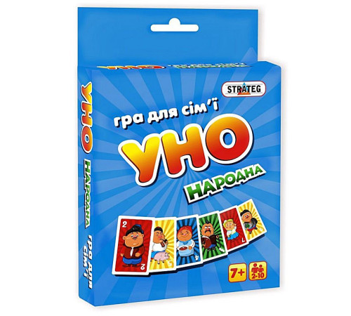 Настольная игра "UNO/ Уно" Народная "ЯУ" (7014)